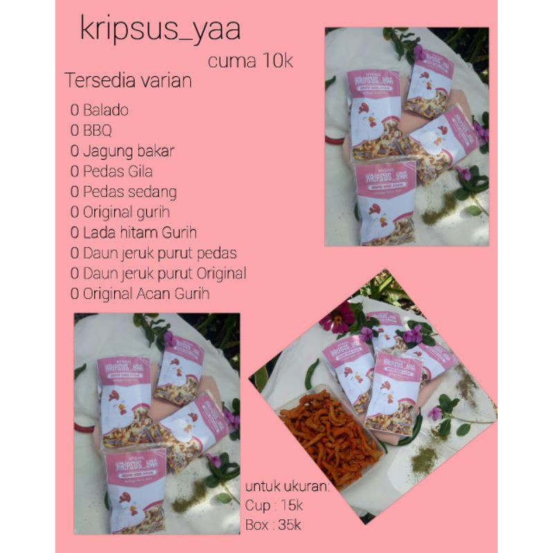 

KRIPSUS AYAM 10K