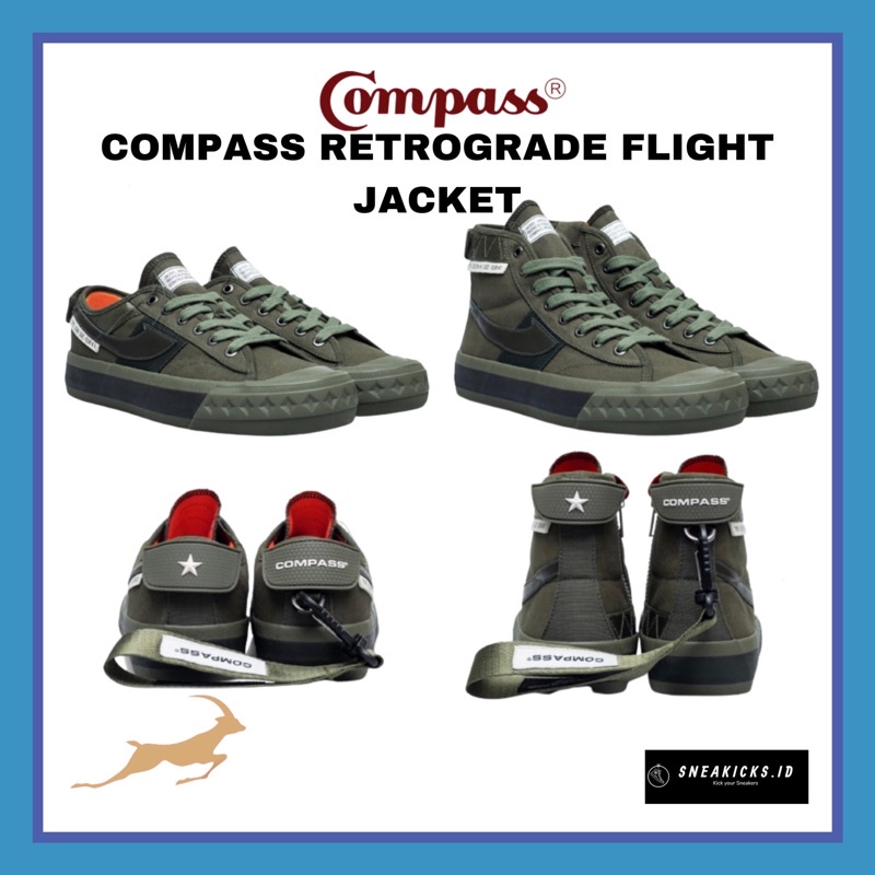 [ORIGINAL] SEPATU COMPASS RETROGRADE FLIGHT JACKET LIMITED EDITION