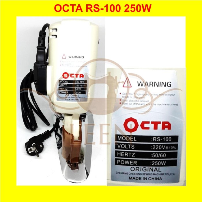 OCTA Cheering RS-100 250W Mesin Potong Bahan Kain Portable RS100 LEEN