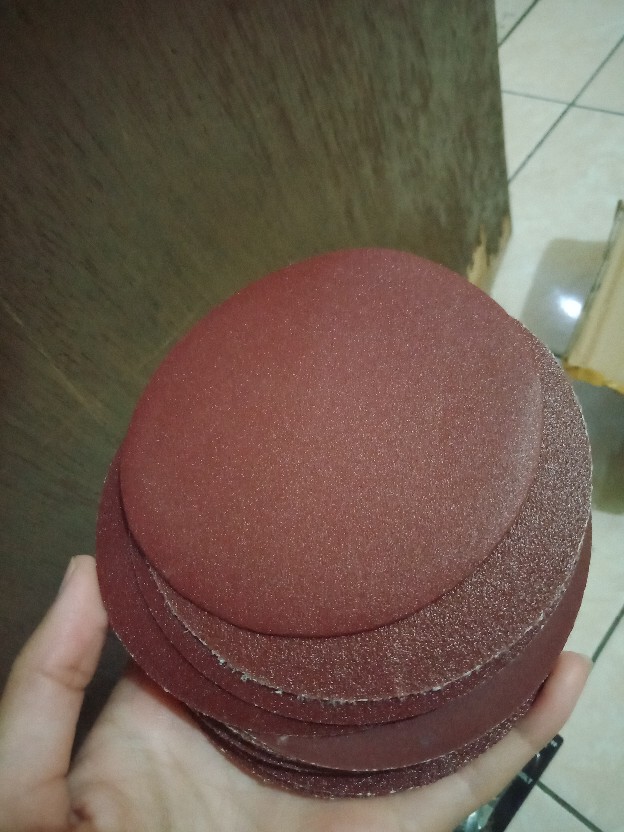 Amplas Bulat Tempel Velcro 4 #100