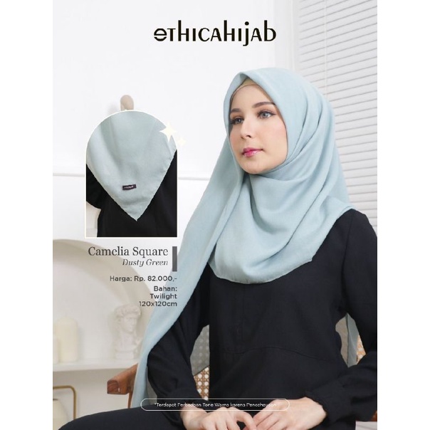 [READY] ETHICA CAMELIA SQUARE KERUDUNG SEGIEMPAT