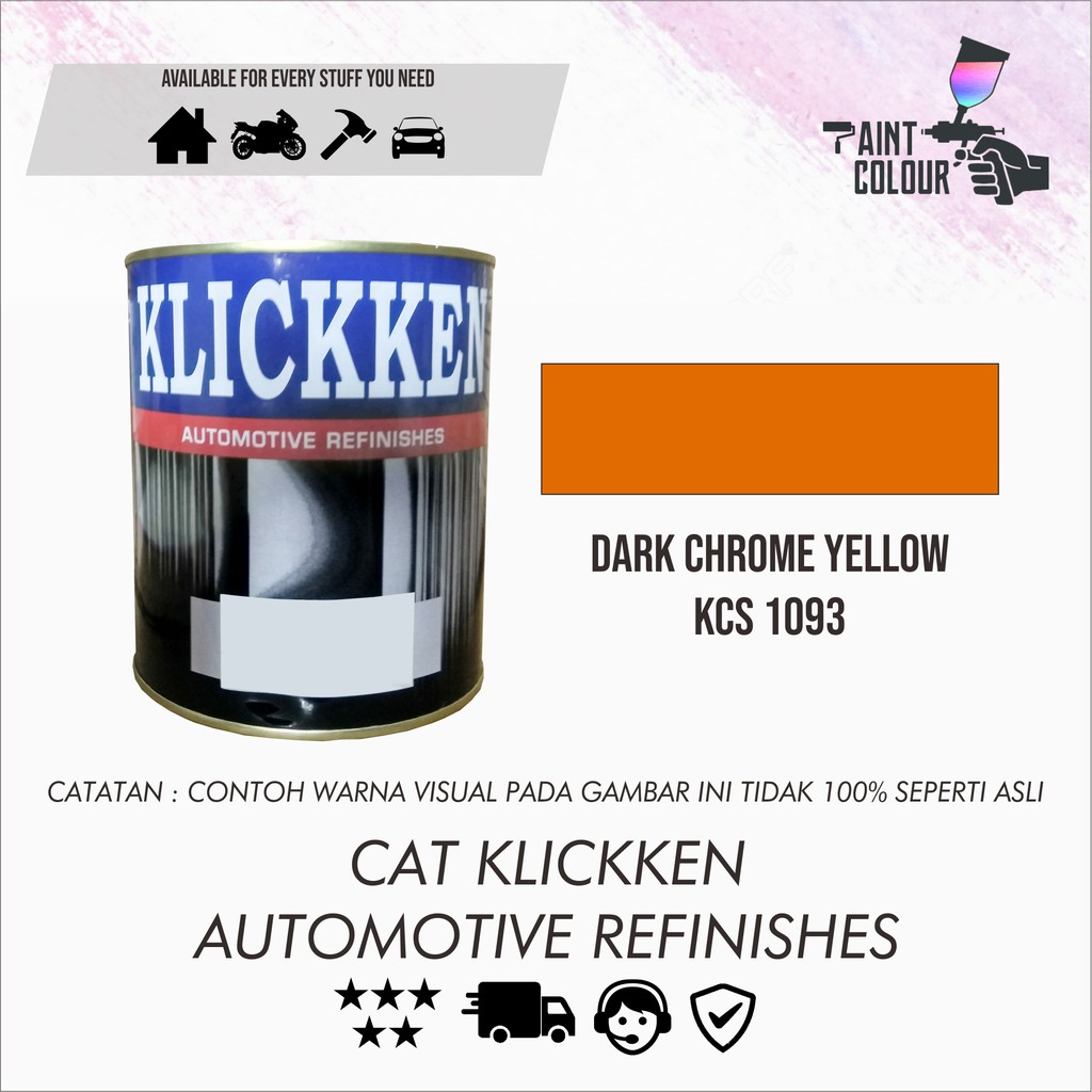 Cat Klickken Automotive Refinishes - Dark Chrome Yellow KCS 1093