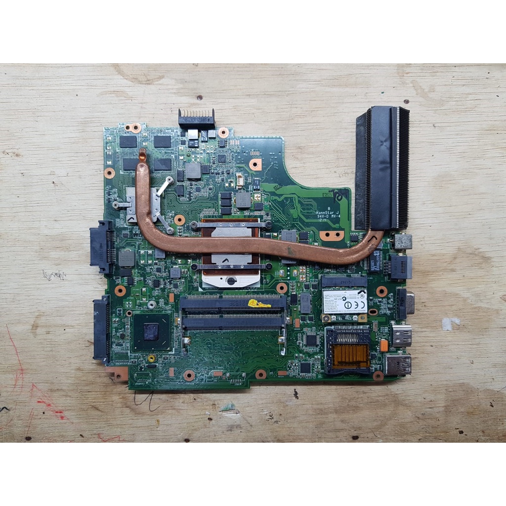 Mesin Mainboard Motherboard Mobo Matot Laptop Asus A43S Core i5 Nvidia Geforce 610M Part Lengkap