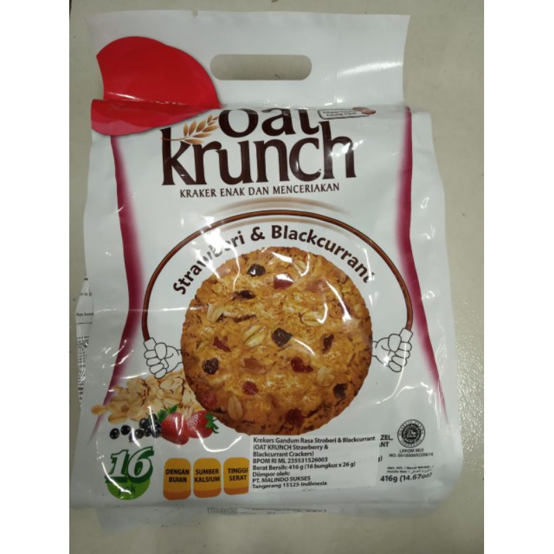 

oat krunch strawberi blackcurrant 416gr