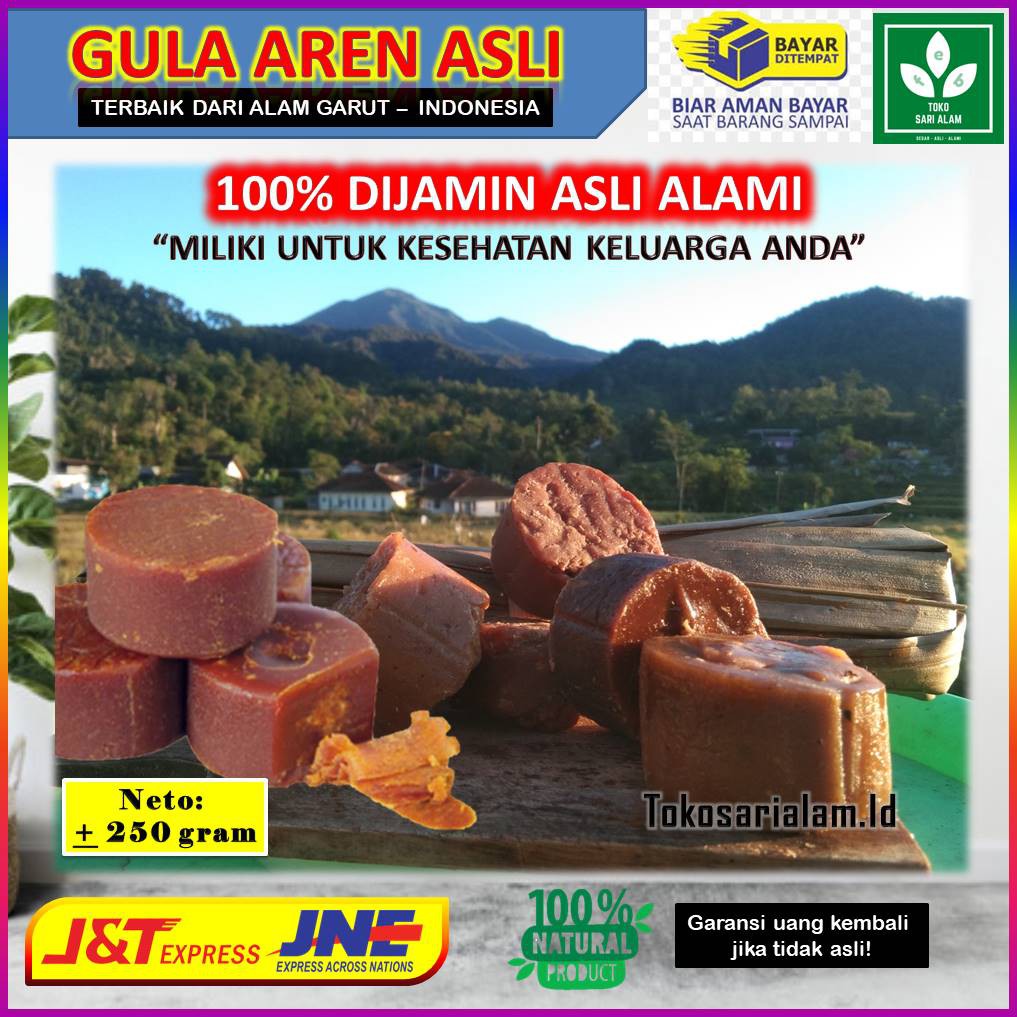 

GULA KAWUNG ASLI 100% NIRA KAWUNG AREN ASLI ALAMI BERGARANSI UANG KEMBALI JIKA BUKAN ASLI 500 GRAM