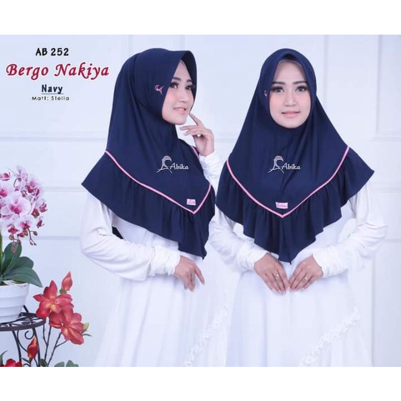 AB 252 Bergo Nakiya Abika Hijab