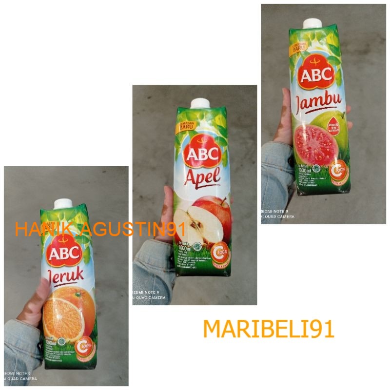 

ABC Jus Jeruk / Jus Jambu / Jus Apel 1 L MB91