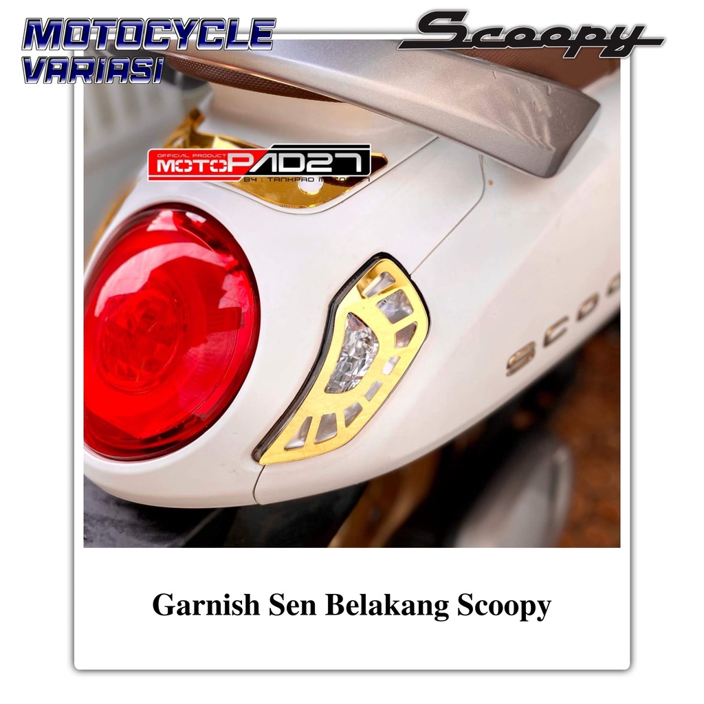 Garnish Sen Belakang Scoopy Garnis Sen Scoopy