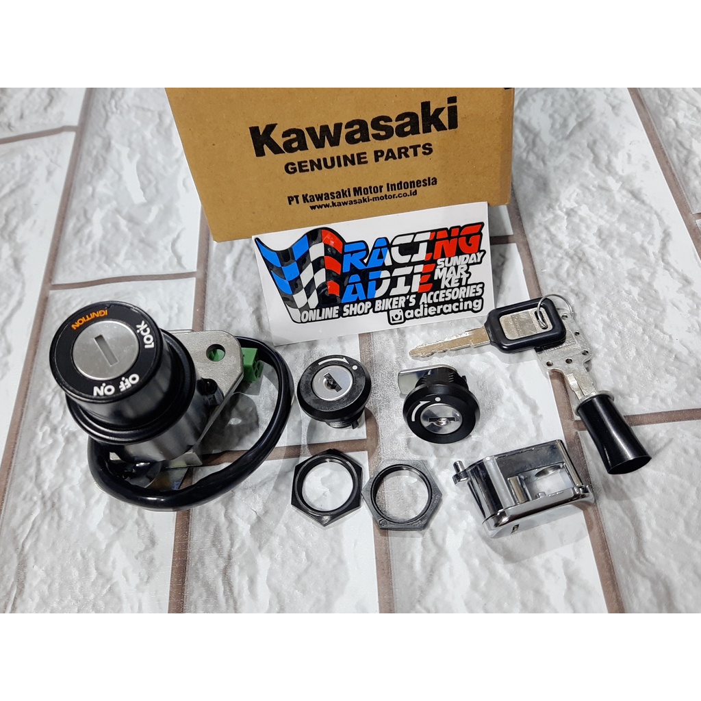 Kunci Kontak Set Ninja 150 R Original kawasaki