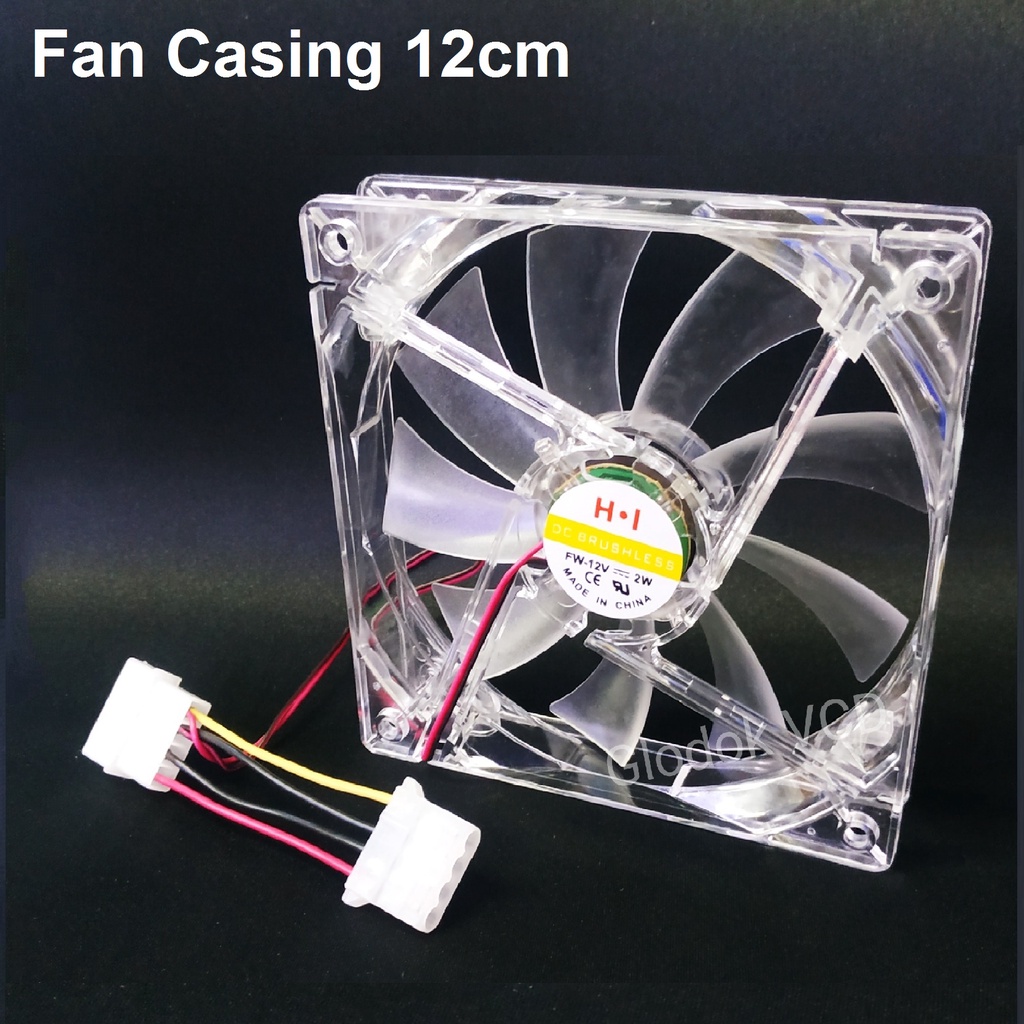 Fan Cassing 12cm Kipas PC Transparant