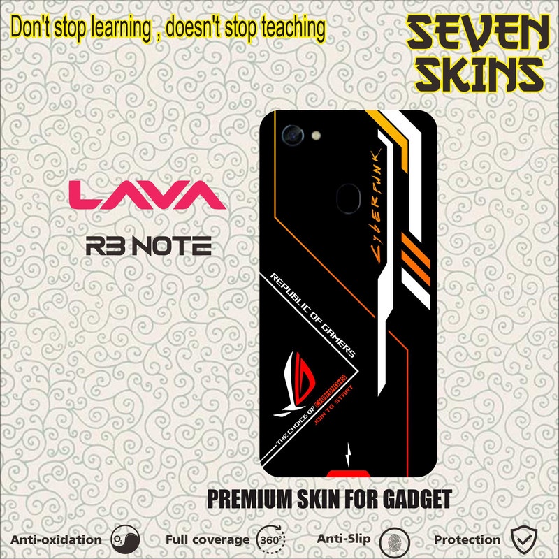 SKIN HANDPHONE  LAVA R3 NOTE ROG