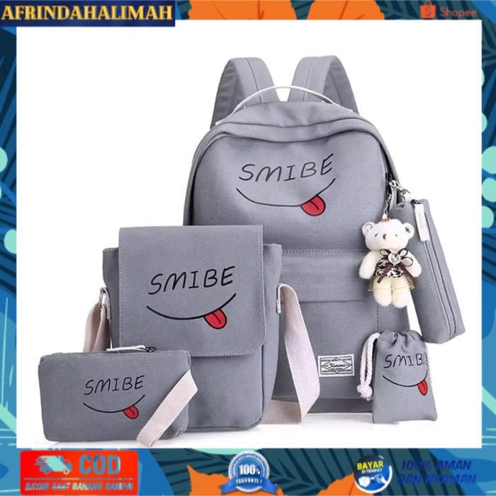 

[TERBARU] ransel sekolah set smibe tanpa boneka