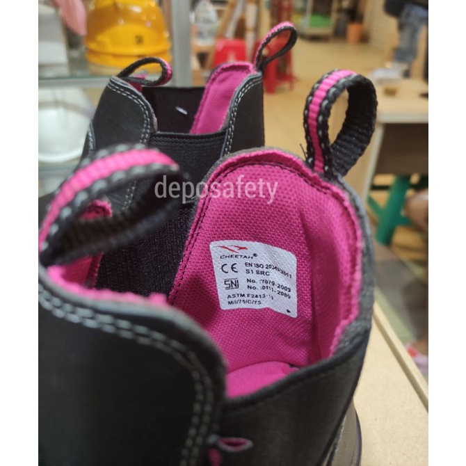 Sepatu Safety Wanita Cheetah 4108 H Original 100% - Safety Shoes Women Cheetah 4108 H BERKUALITAS
