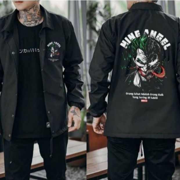 JAKET PARASUT PRIA WATERPROOF COACH COWOK KEREN DISTRO TERBARU PARASIT ANTI AIR MURAH REMAJA DEWASA CAUSAL-model 9