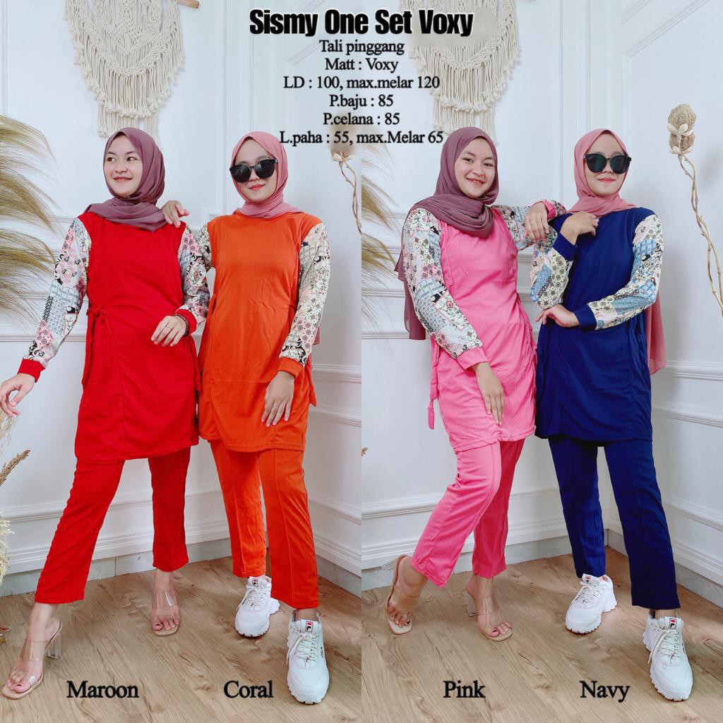 Sidoayushop_ID Grosir Murah KDS ONE SET TUNIK VOXY MINIZIE / TINA  / SISMY /CB lengkap & Original