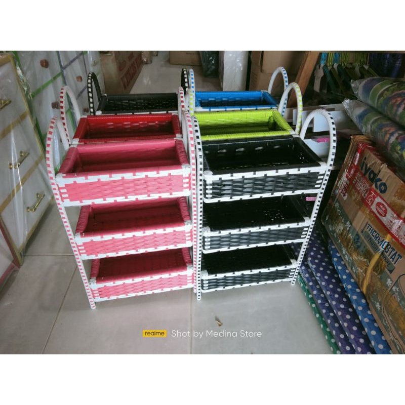 Rak keranjang dapur/ Rak bawang 3 susun