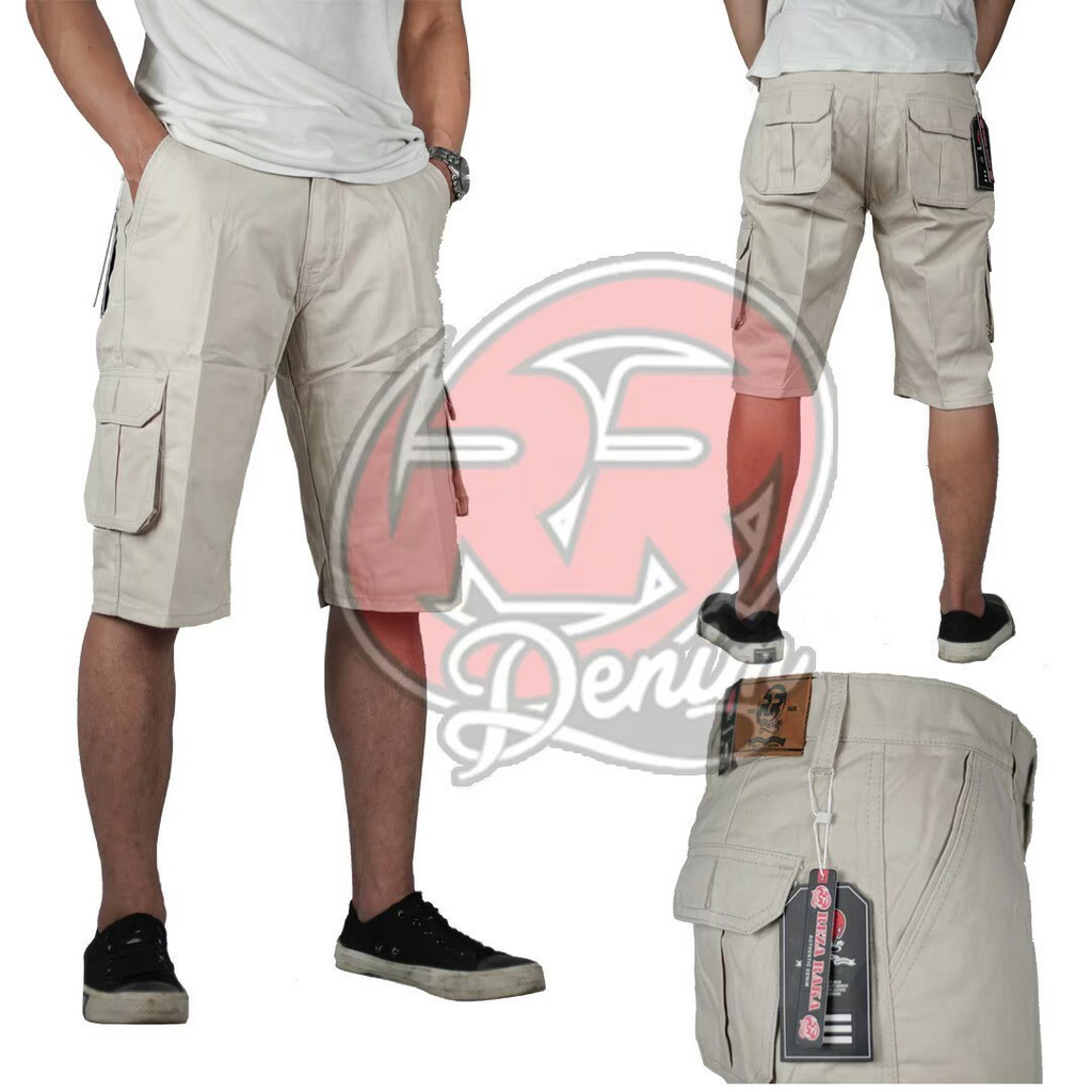 Celana Pendek Pria Celana Pendek Cargo Pria Kualitas Premium Size 28 sampai 38 Kain Stretch Halus