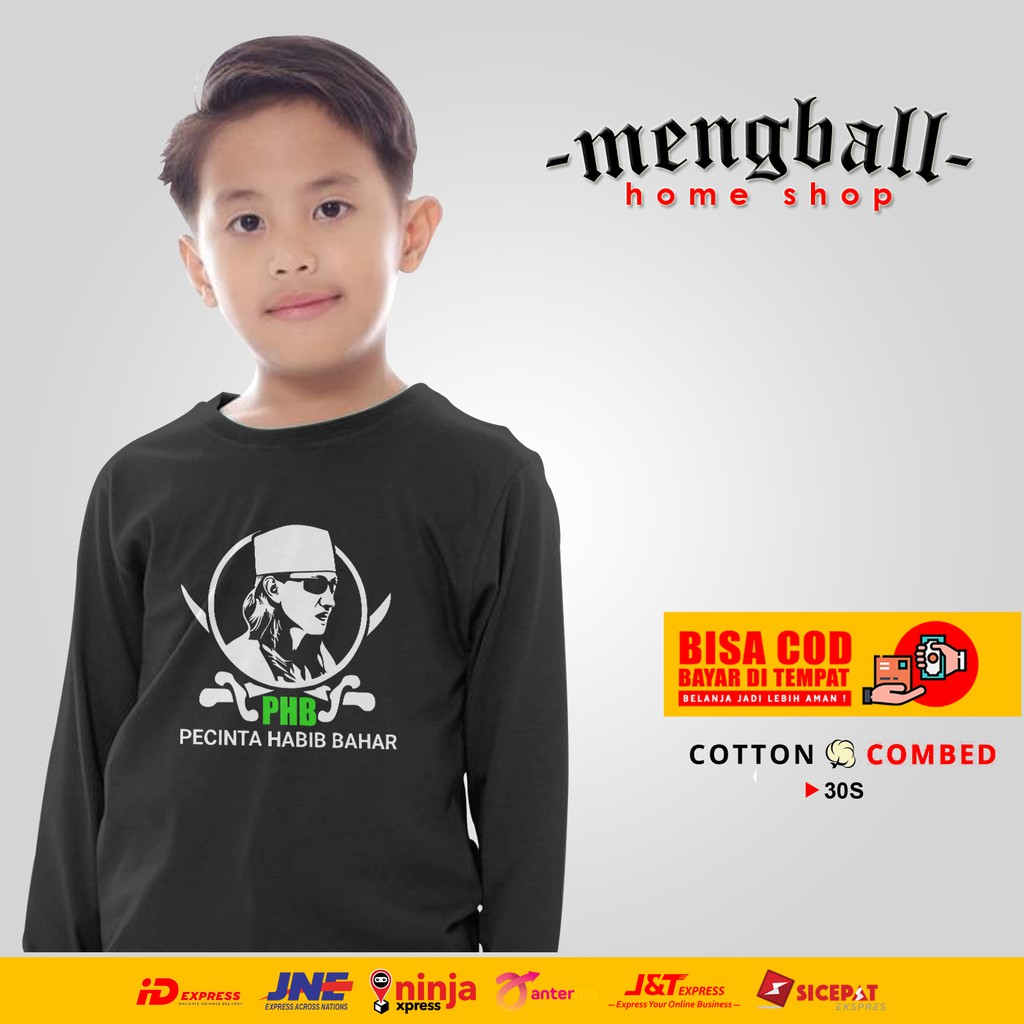Kaos Anak Baju Distro Anak Pecinta Habib Bahar Kaos Anak Laki laki perempuan Kaos Lengan Panjang