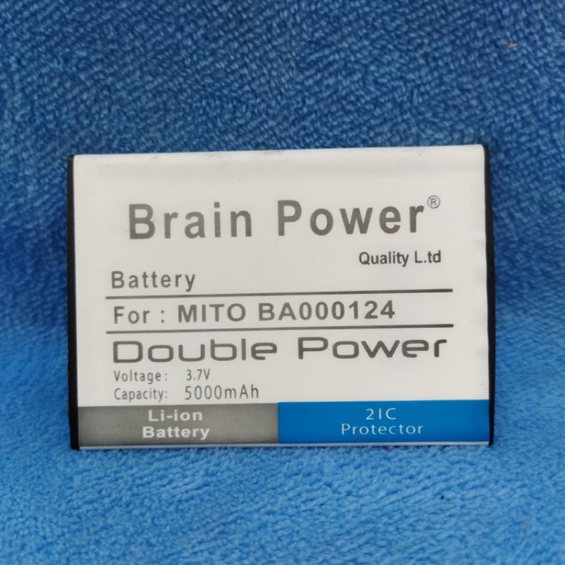 baterai batre Mito BA000124 double power