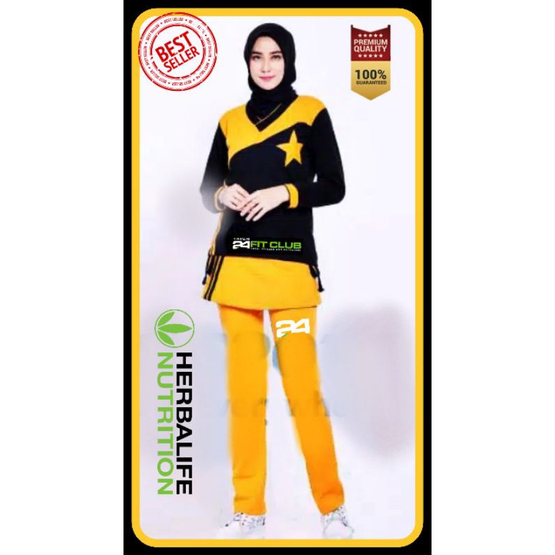 COD  BAJU SETELAN HERBALIFE STAR