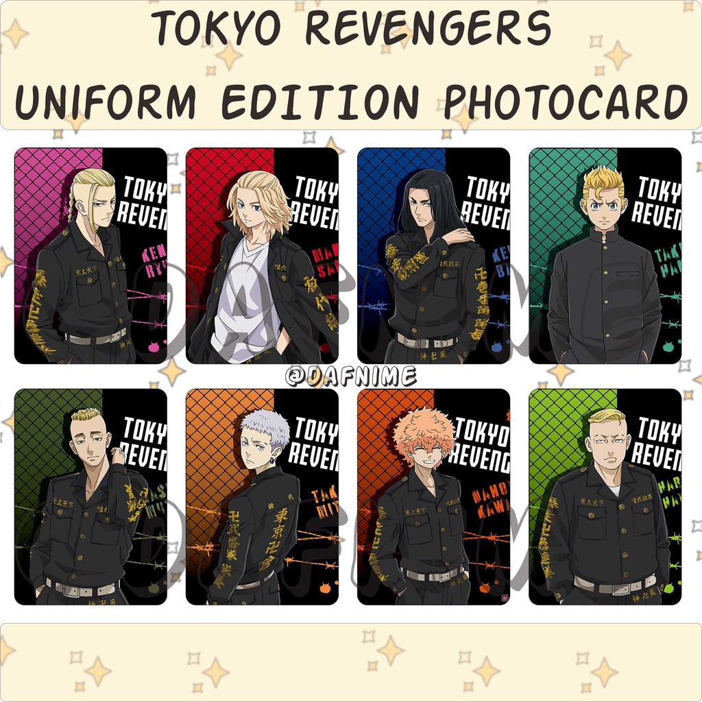 TOKYO REVENGERS UNIFORM EDITION PHOTOCARD ANIME