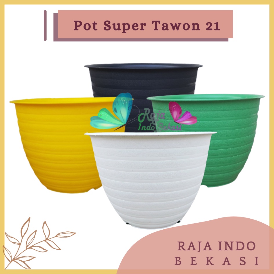 Pot Super Tawon 21cm Warna Warni