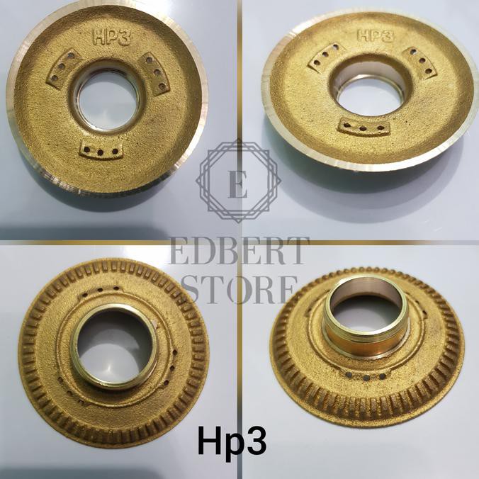 Terbaru / Burner Kompor Gas Model Hp3 Hitachi - TDC - Todachi - Spare Part / Barang Berkualitas