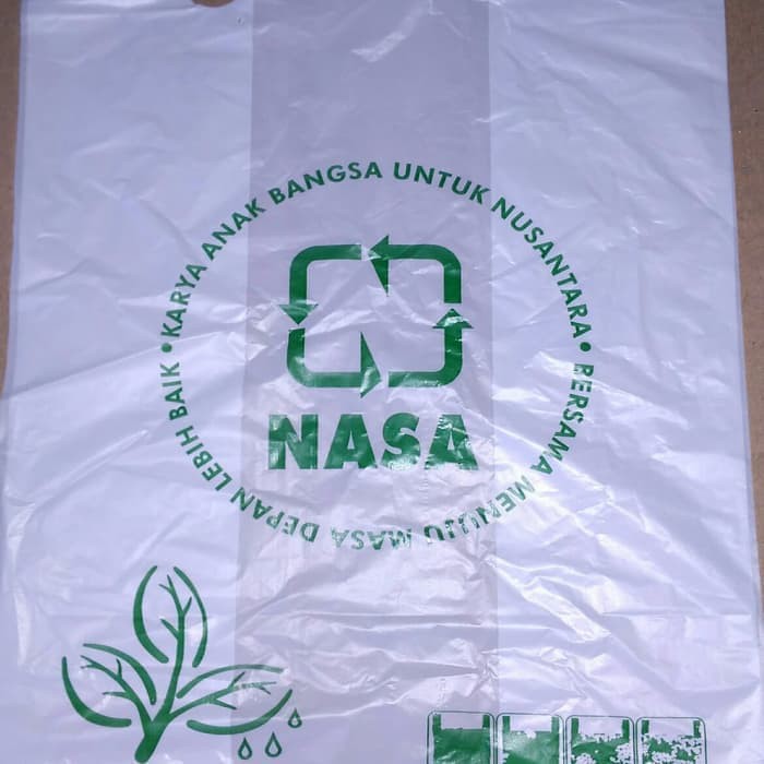 TAS KRESEK ORIGINAL NASA - KANTONG PLASTIK NASA ISI 5 PCS