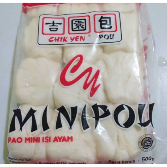 

Chik yen minipou aneka rasa 500gr