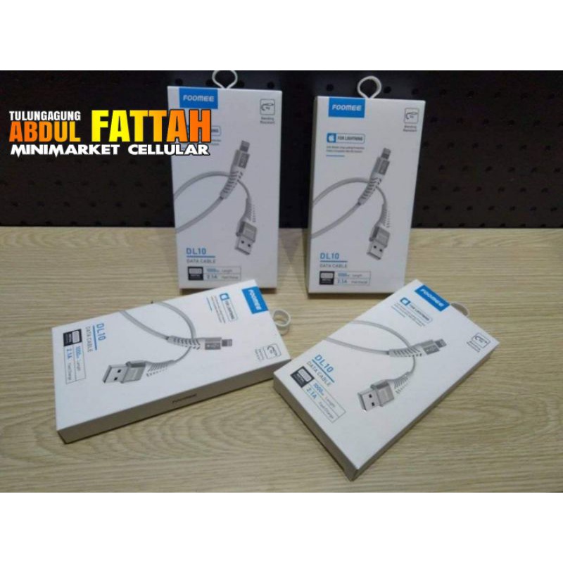 FOOMEE DL10 Data Cable LIGHTNING 2.4A Max 1M