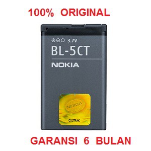 Baterai batere NOKIA C5-00, C6-01, 5220xm, 6303c, BL-5CT Original100%