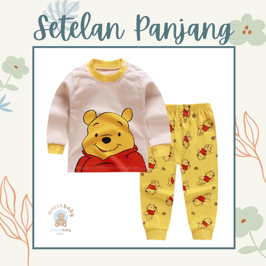 MBSS Baju Premium Anak Bayi Piyama Jumper Jumpsuit Celana Tidur Fashion Lengan Panjang NEW1 A