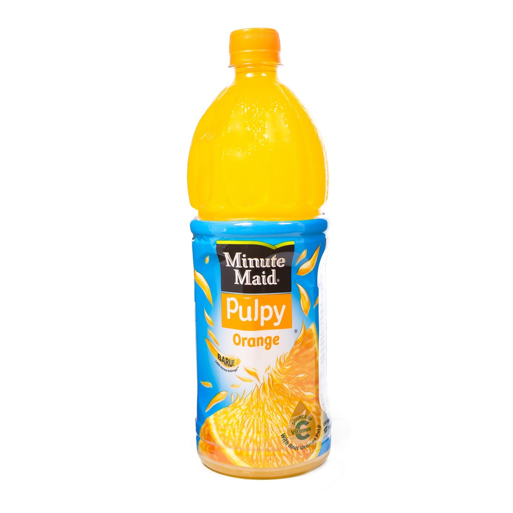 Minute Maid Pulpy Orange 1lt Botol Shopee Indonesia