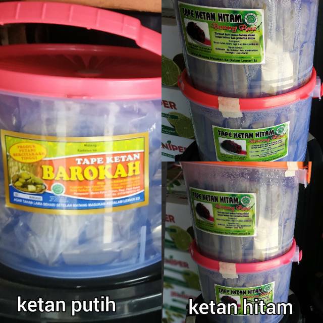 

Tape Ketan Putih /Peuyeum isi 50 pcs