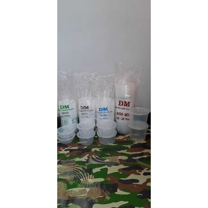 #ECR #Thinwall mangkok Victory/DM 200ml sampai 1000ml. mangkok bulat dan mangkok datar (DM, Vict/Vic