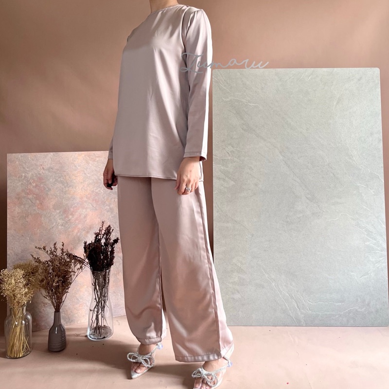 inner hijab &amp; culottes pants (atasan dan celana dijual terpisah)