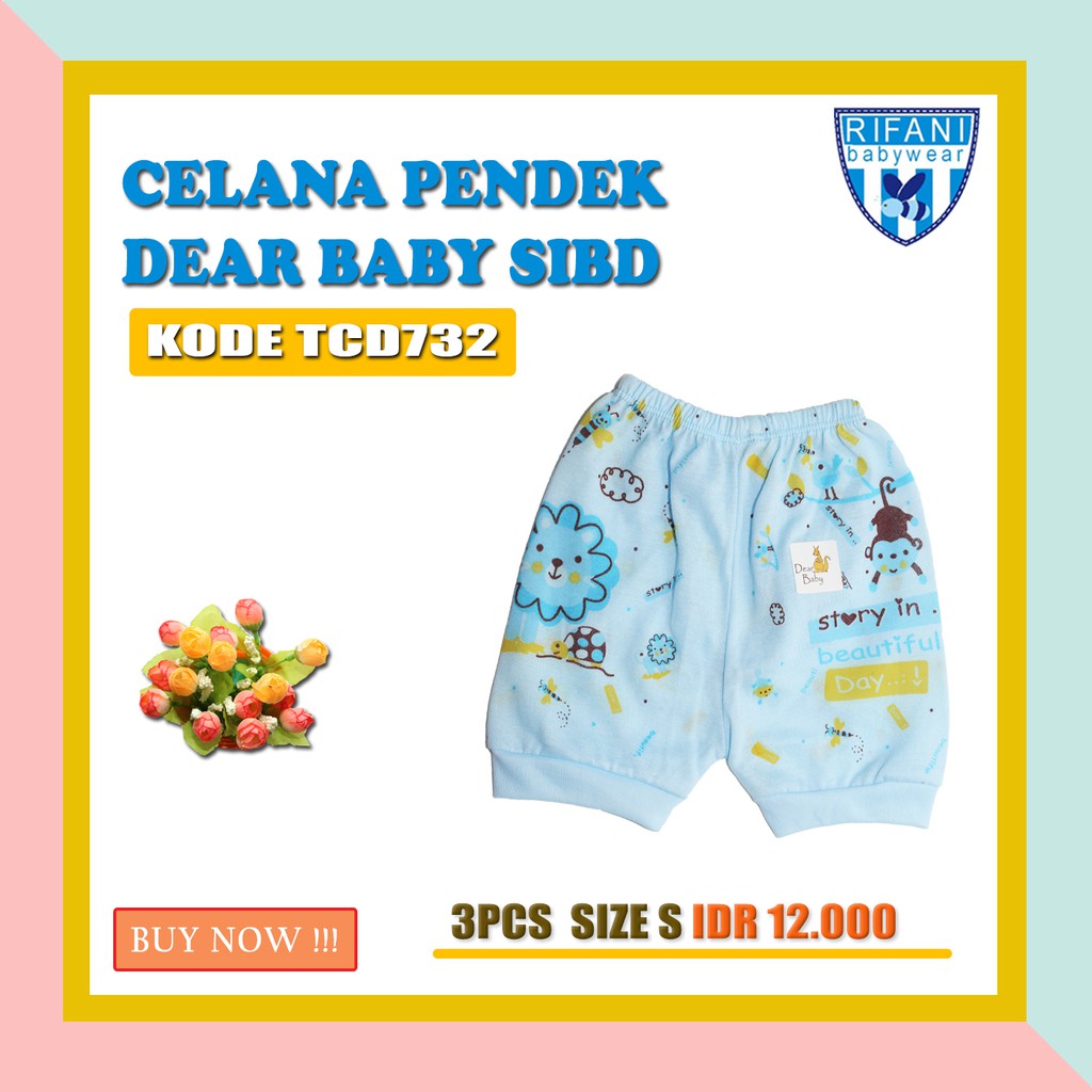 CELANA PENDEK DEAR BABY SIBD
