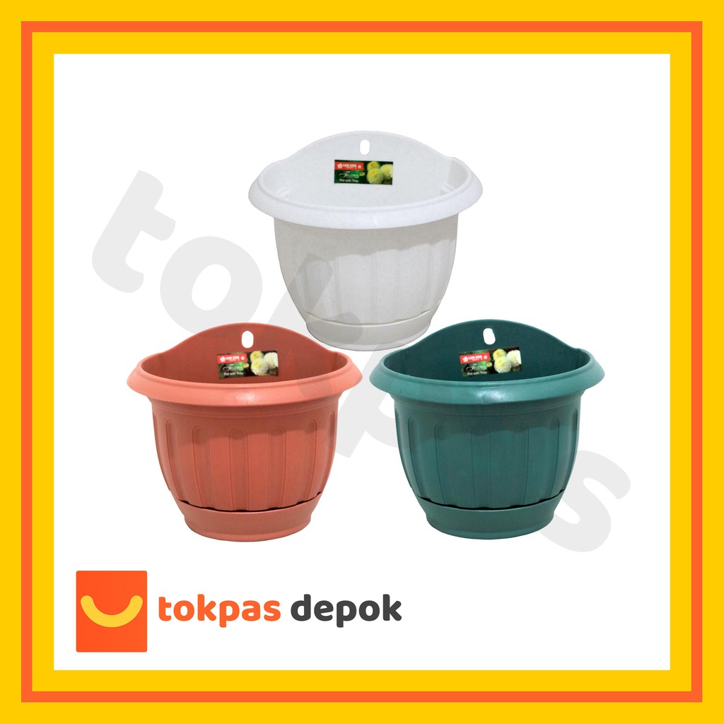 Pot Dinding Lotus No 6 Lion Star FH 11 Wall Pot