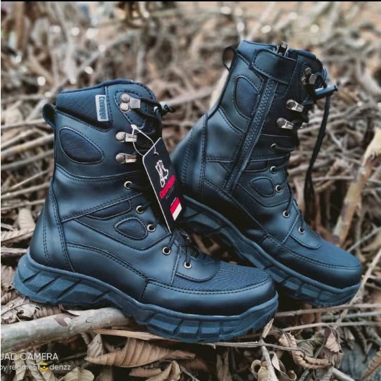 sepatu boots sapety caanggo venom hitam 8inc