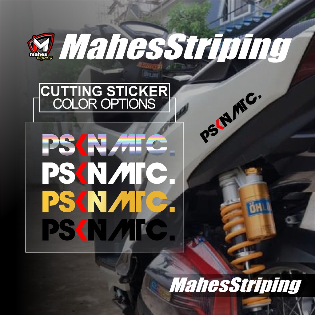 Mahes Striping - Cutting Sticker PSKNMTC Pasukan Matic Original Aksesoris Motor Stiker Lis Variasi H