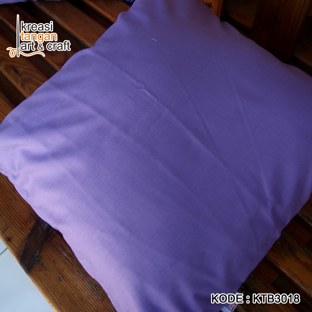 SARUNG BANTAL SOFA POLOS 40x40, 45x45, 50x50, 60x60, 70x70 Amethyst KTB3018