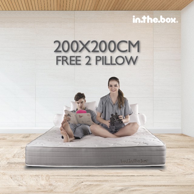 Kasur Spring Bed In The Box Ukuran 200x200 (Super King)