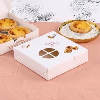 

Box Egg Tart Tantart Pie Susu Kotak Kue Cake Acara Sovenir Hadiah