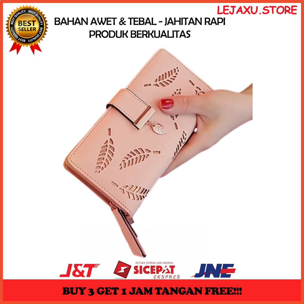 Dompet Wanita cewek  remaja lebaran lucu kartu H5Q9 panjang murah lipat ir Tas wanita