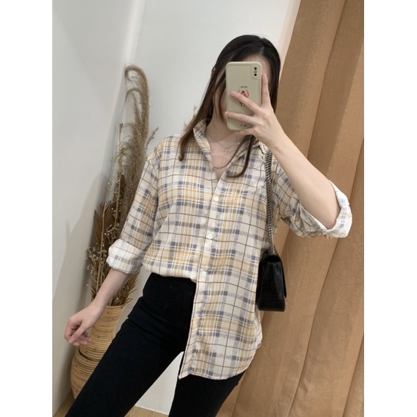 Naru Oversize Shirt - PLENARIO ID | Kemeja wanita - atasan wanita - blouse wanita - oversize - COD-1