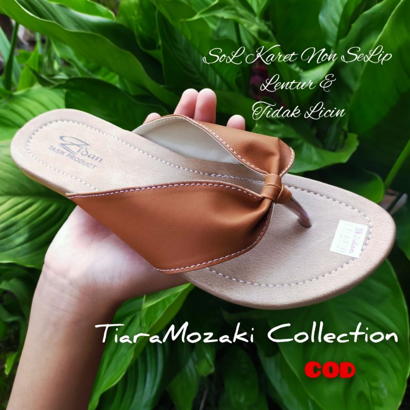 Sandal Papirut Sandal Wanita Papirut Sandal Jepit Teplek Sol Karet-2