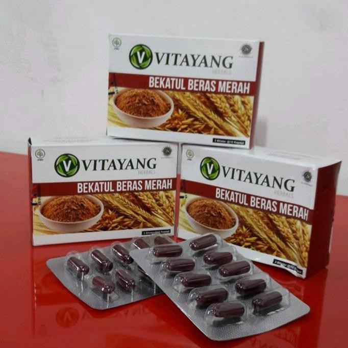

864U675-A Vitayang Bekatul Beras Merah Kolesterol Alami Herbal