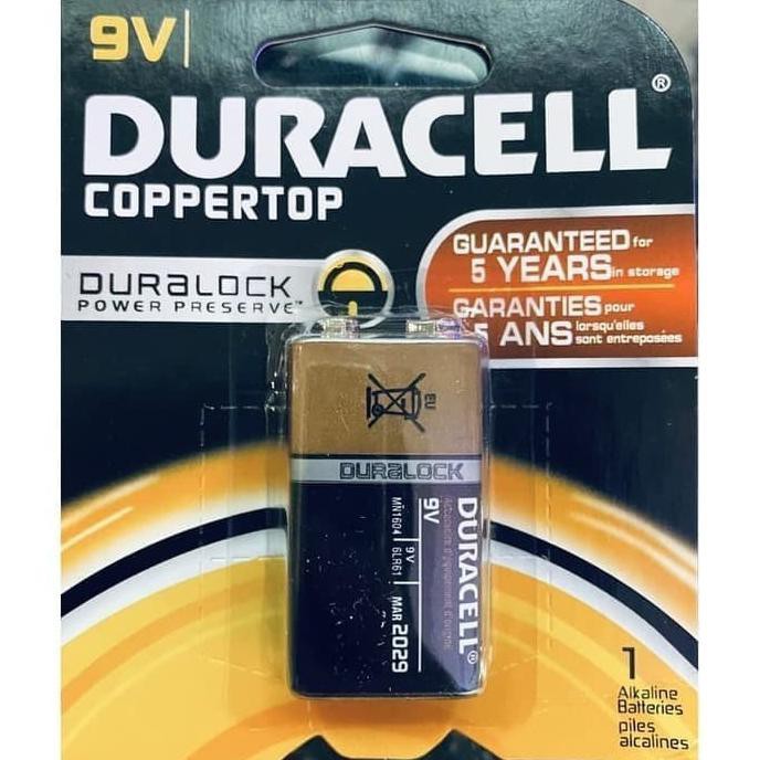 ALKALINE 9V BATERAI BATRE DURACELL 9 VOLT BATRE KOTAK 9V DURACELL