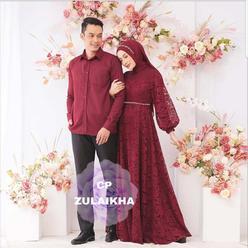 COUPLE ZULAIKHA PRIA WANITA / PAKAIAN MUSLIM PASANGAN / GOOD QUALITY