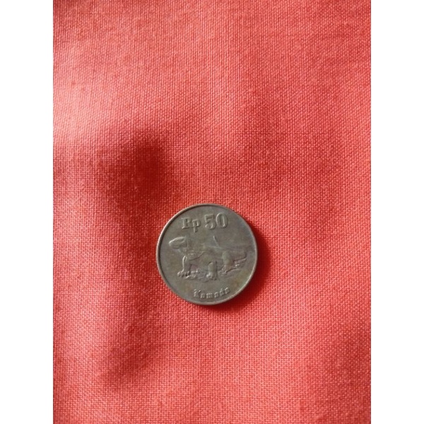 Uang logam 50rupiah gambar komodo